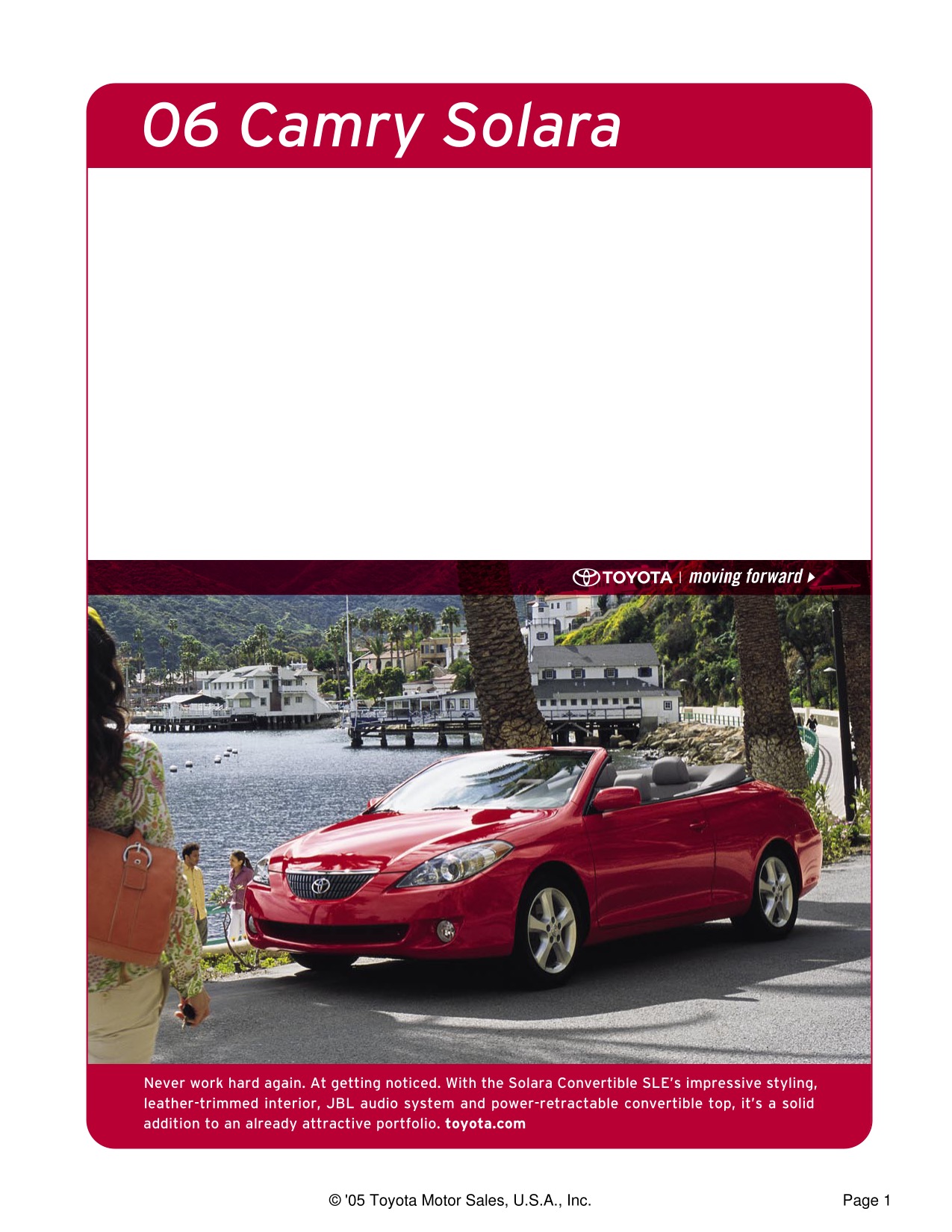 2006 Toyota Solara Brochure Page 3